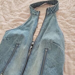 Forever 21 Light Blue Denim Top